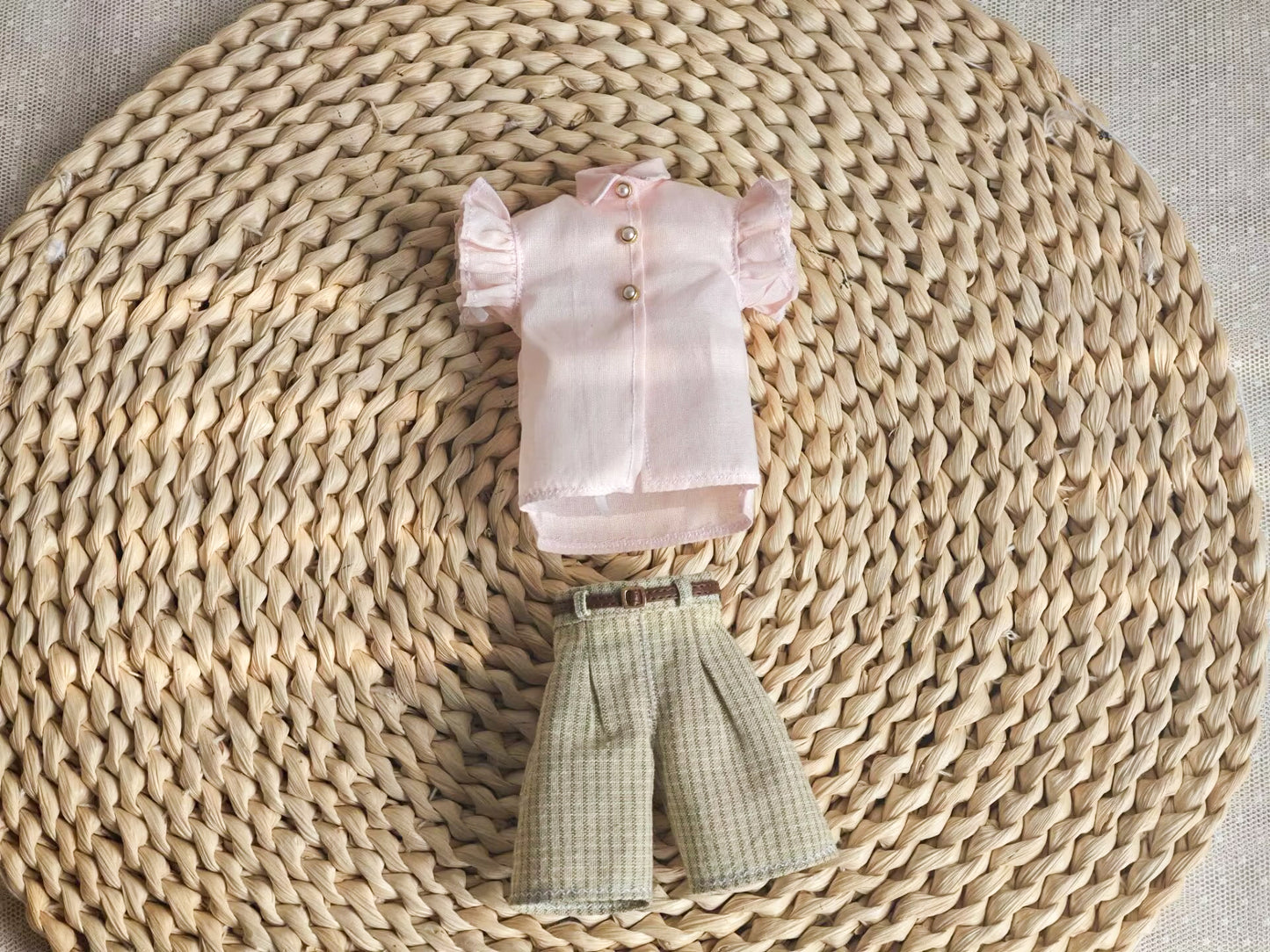 Storybook Bunny Blythe Outfit | Handmade Doll Clothes for OB22 & OB24