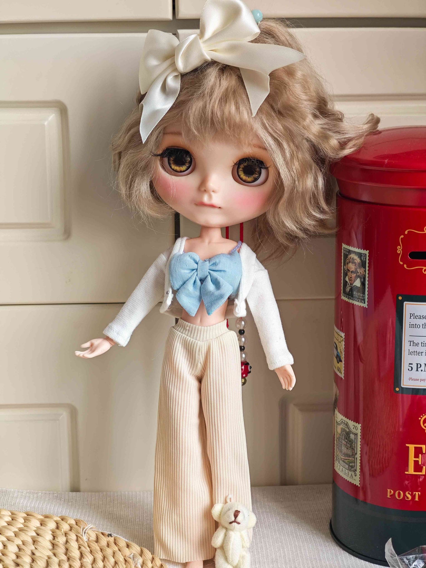 Pastel Sweetheart Blythe Outfit | Handmade Doll Clothes for OB22 & OB24