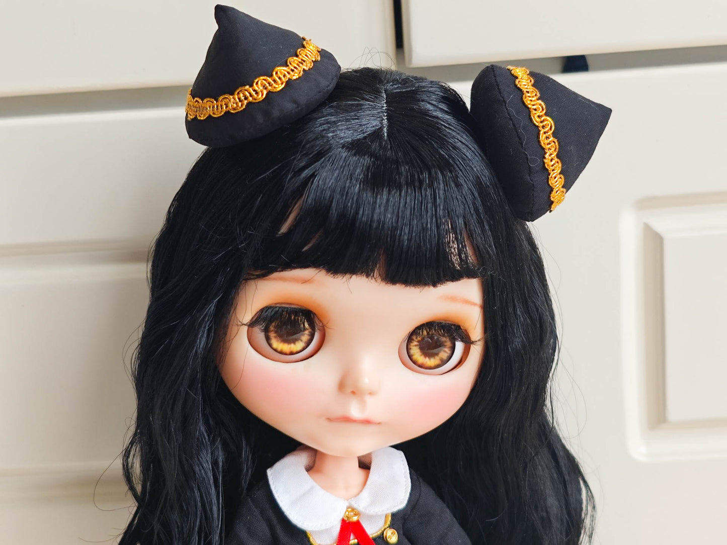 Anya  Anime School Girl  Blythe Outfit | Handmade Doll Clothes for OB22 & OB24