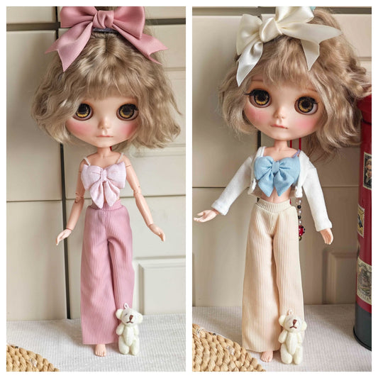 Pastel Sweetheart Blythe Outfit | Handmade Doll Clothes for OB22 & OB24
