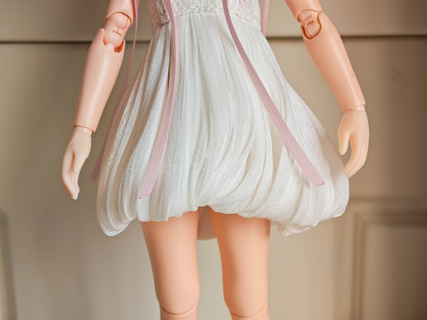 Pearl Ribbon Camisole Blythe Outfit | Handmade Doll Clothes for OB22 & OB24