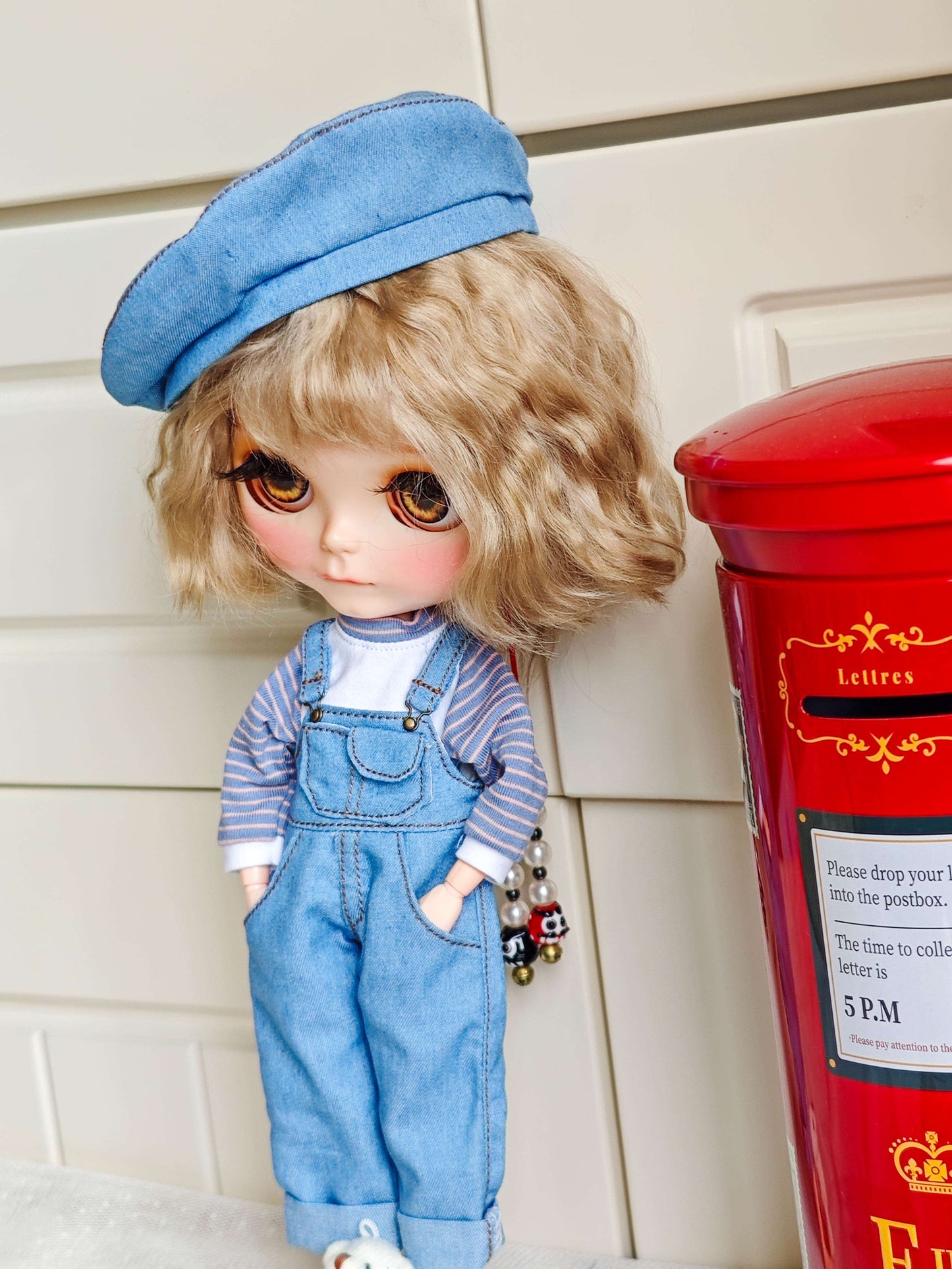 Artist's Atelier Blythe Outfit  | Handmade Doll Clothes for OB22 & OB24