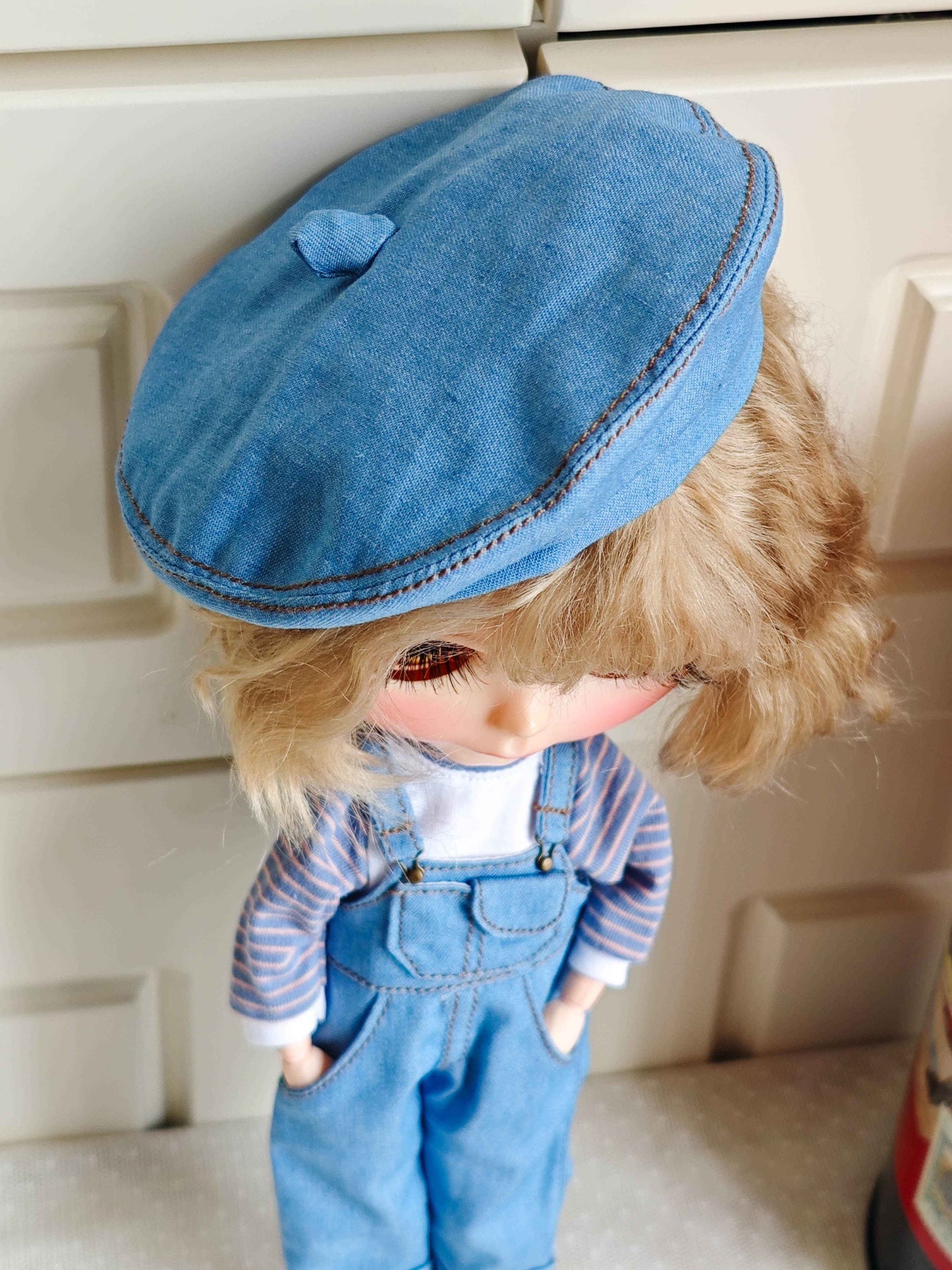 Artist's Atelier Blythe Outfit  | Handmade Doll Clothes for OB22 & OB24