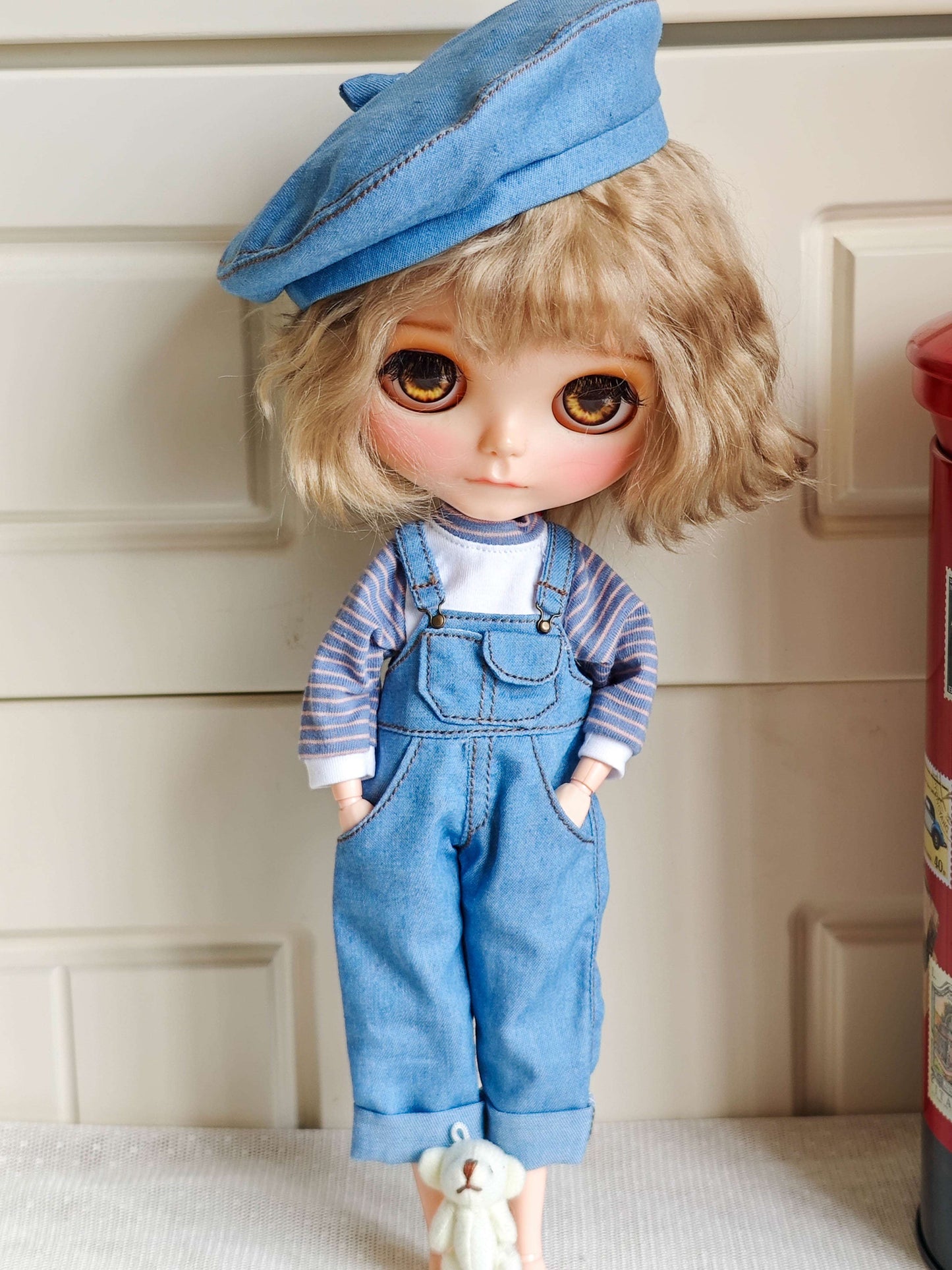 Artist's Atelier Blythe Outfit  | Handmade Doll Clothes for OB22 & OB24