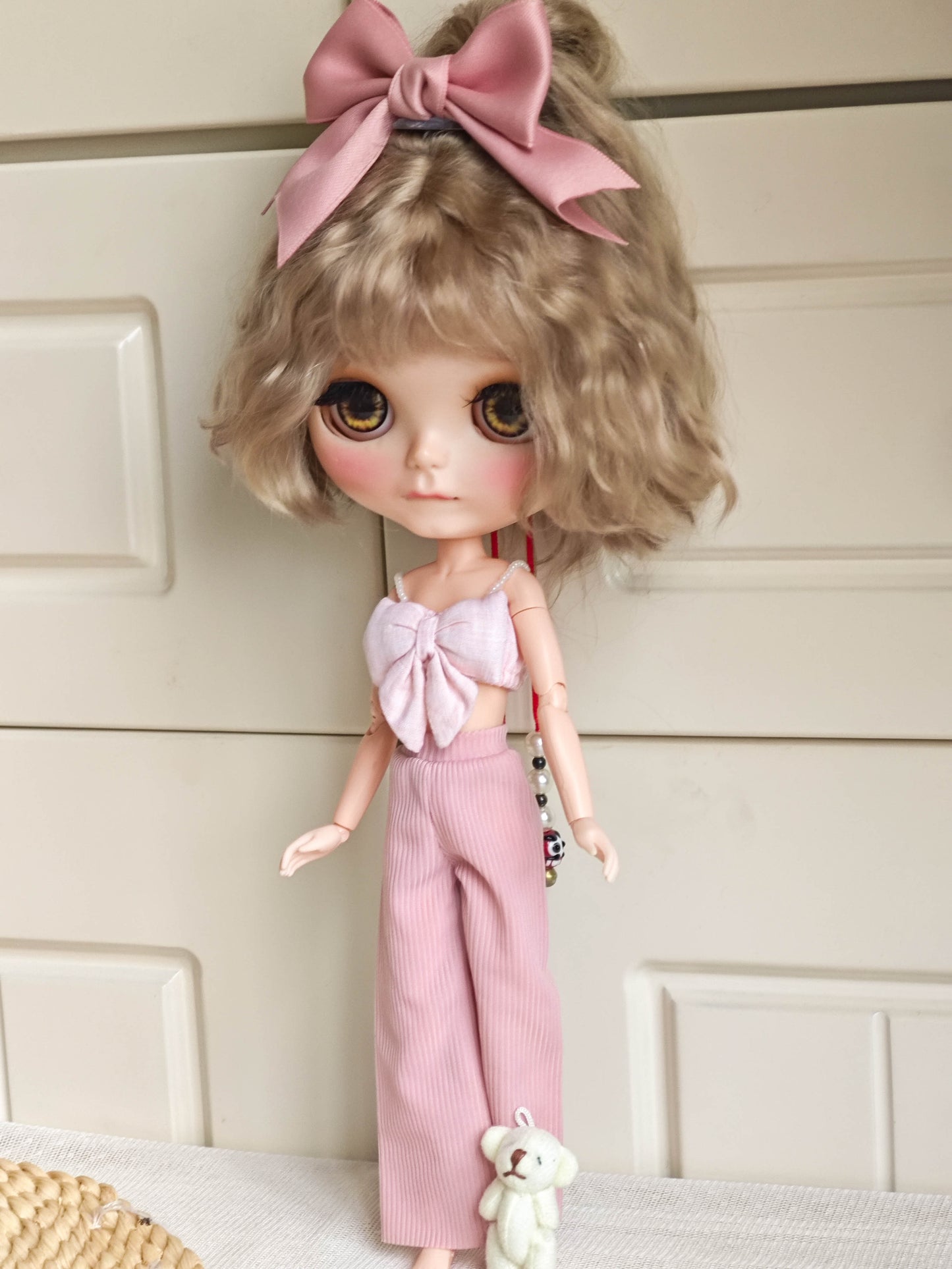 Pastel Sweetheart Blythe Outfit | Handmade Doll Clothes for OB22 & OB24
