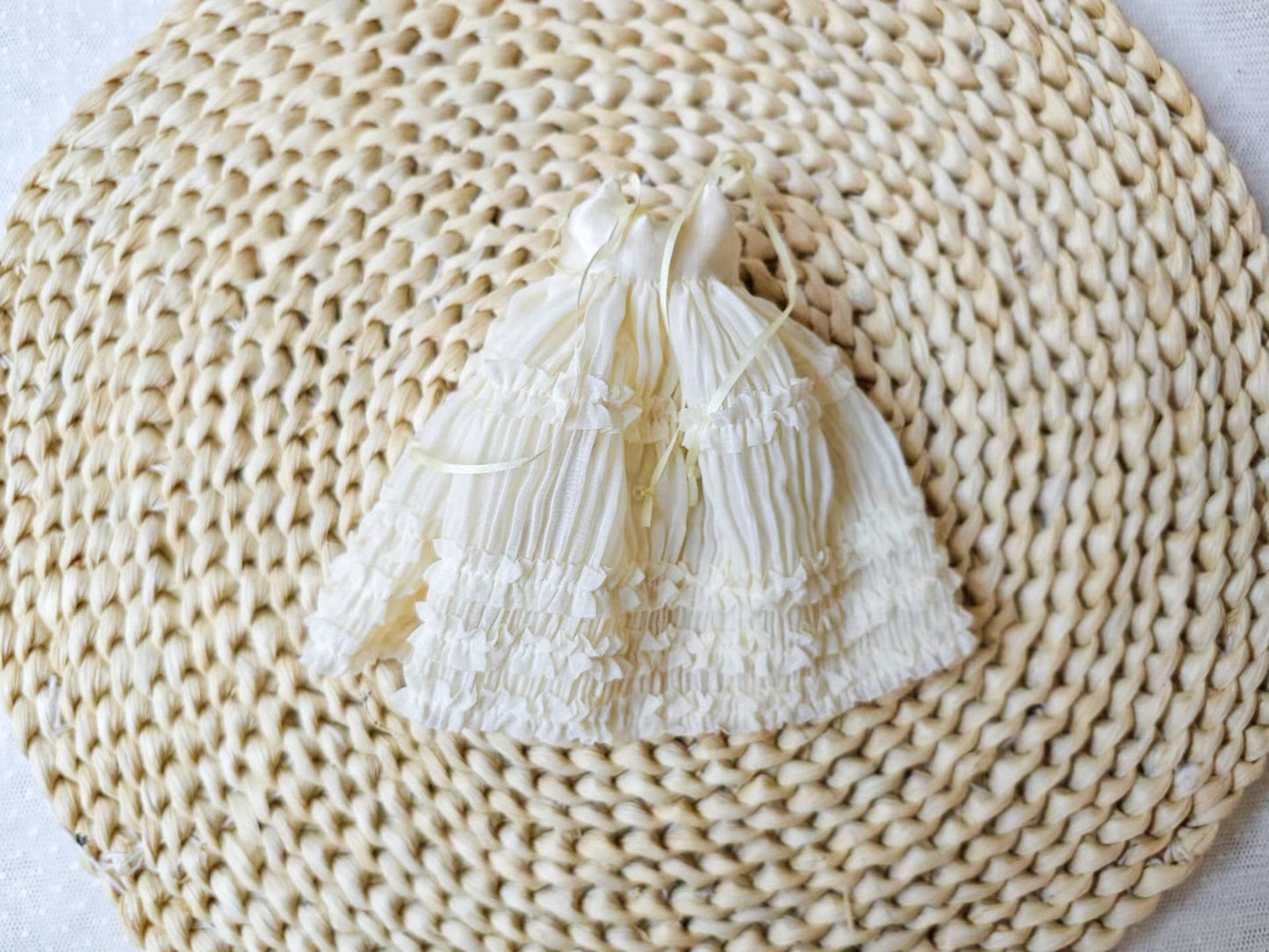 Handgemachte Blythe Puppenkleidung Weißes Hochzeitskleid Neo Blythe OB22 OB24