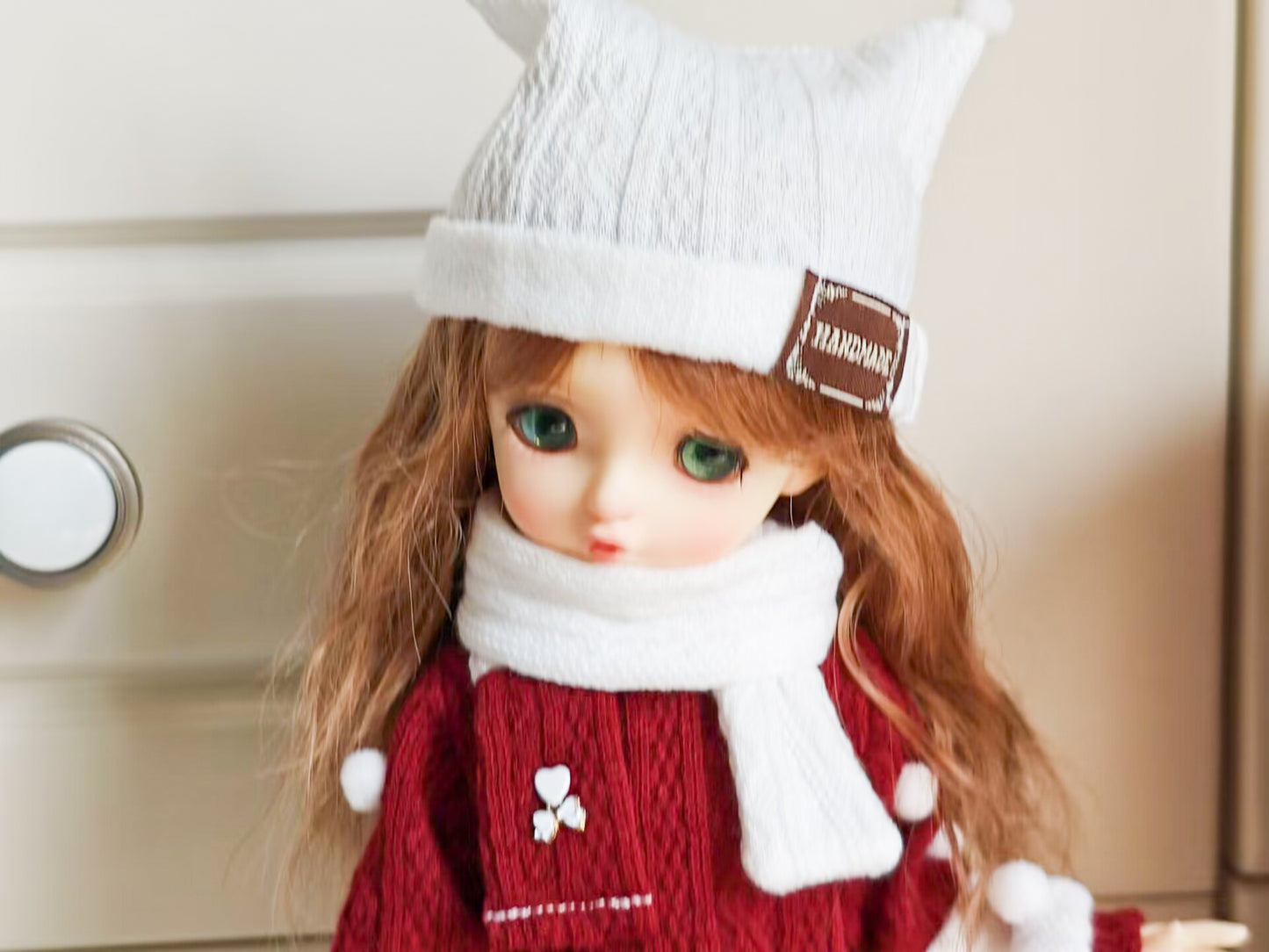 Cozy Christmas Snowberry Doll Outfit| Handmade Doll Clothes for 1/6 BJD YoSD