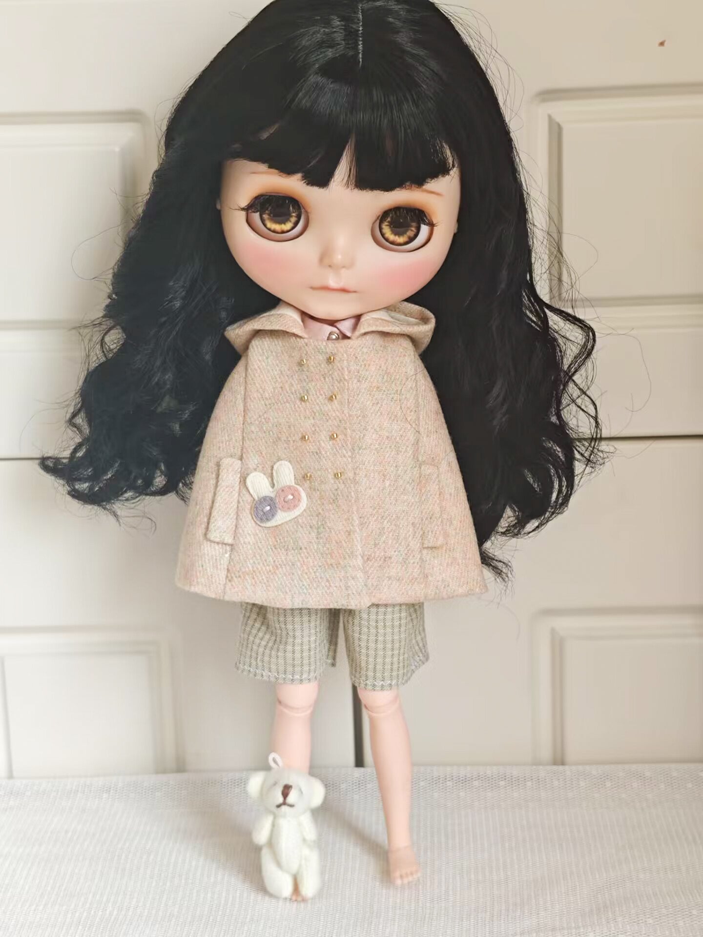Storybook Bunny Blythe Outfit | Handmade Doll Clothes for OB22 & OB24