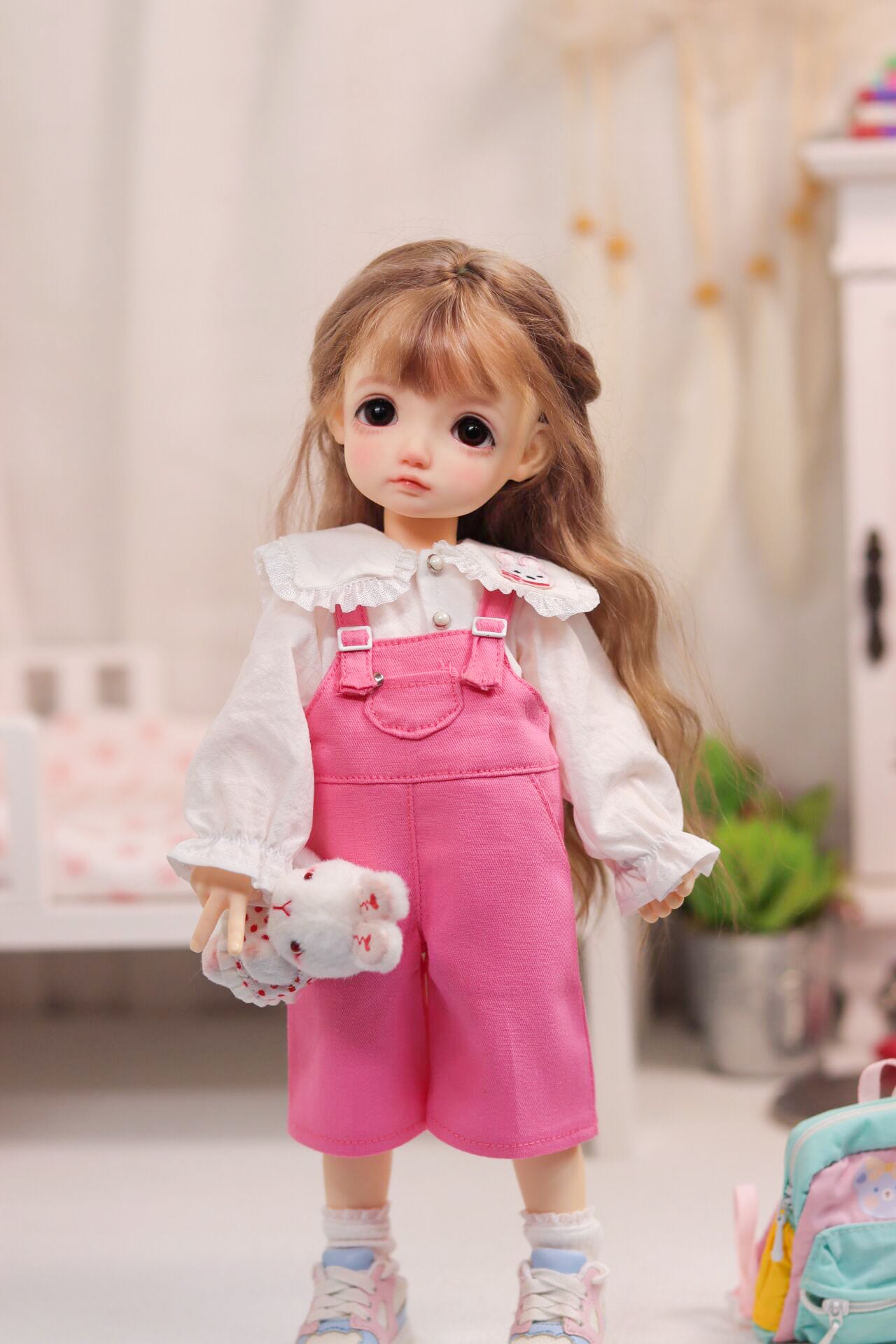 Pink Explorer Doll Outfit | Handmade Doll Clothes for 1/6 BJD YoSD
