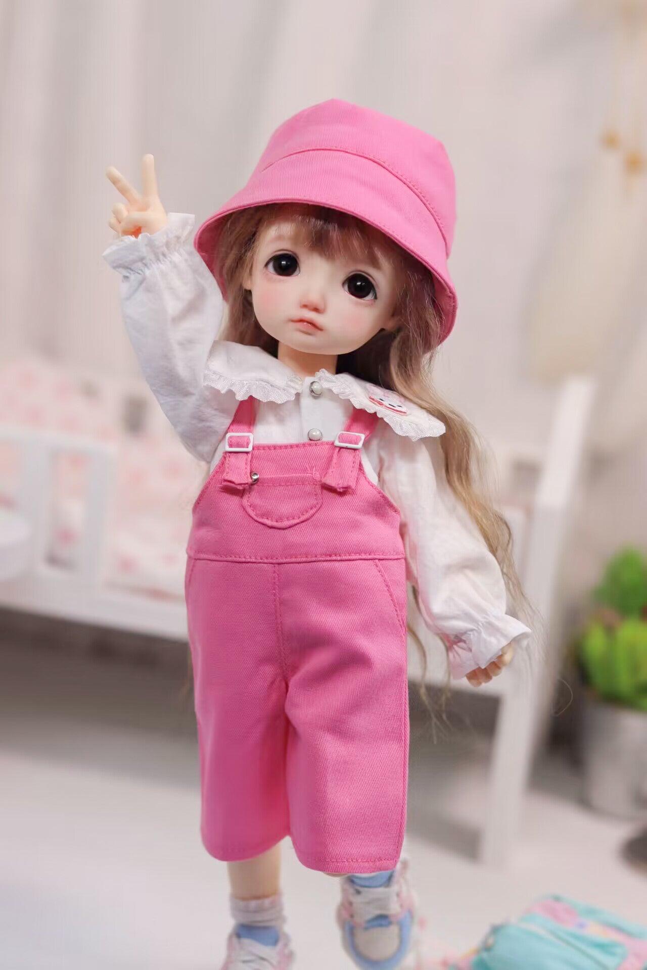 Pink Explorer Doll Outfit | Handmade Doll Clothes for 1/6 BJD YoSD