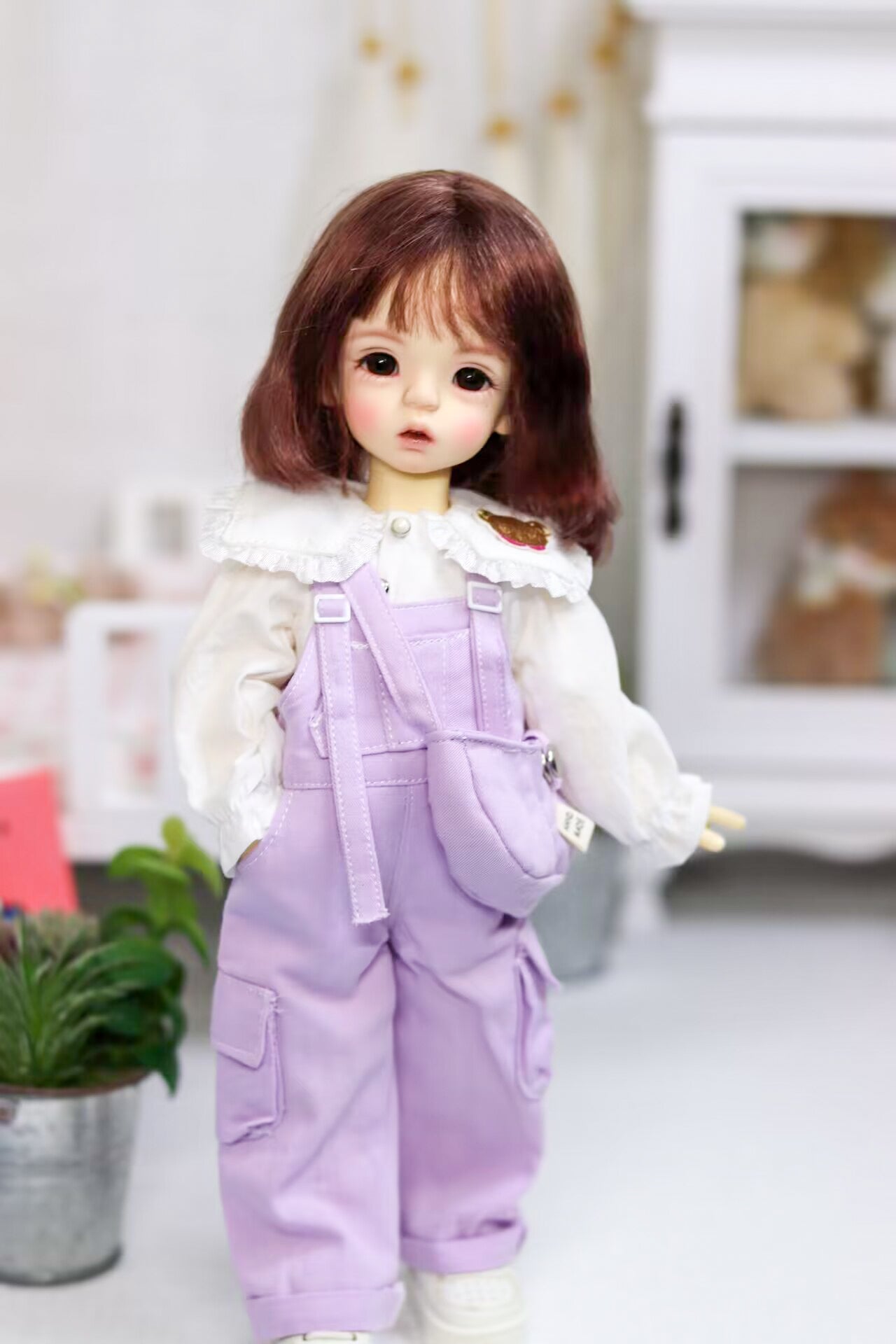 Lavender Explorer Doll Outfit | Handmade Doll Clothes for 1/6 BJD YoSD